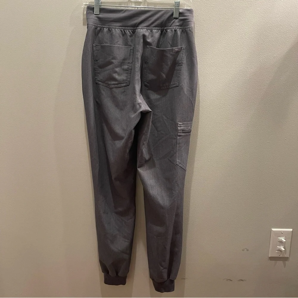 FIGS technical collection scrubs Jogger Pants Women’s S Tall Gray Pockets
